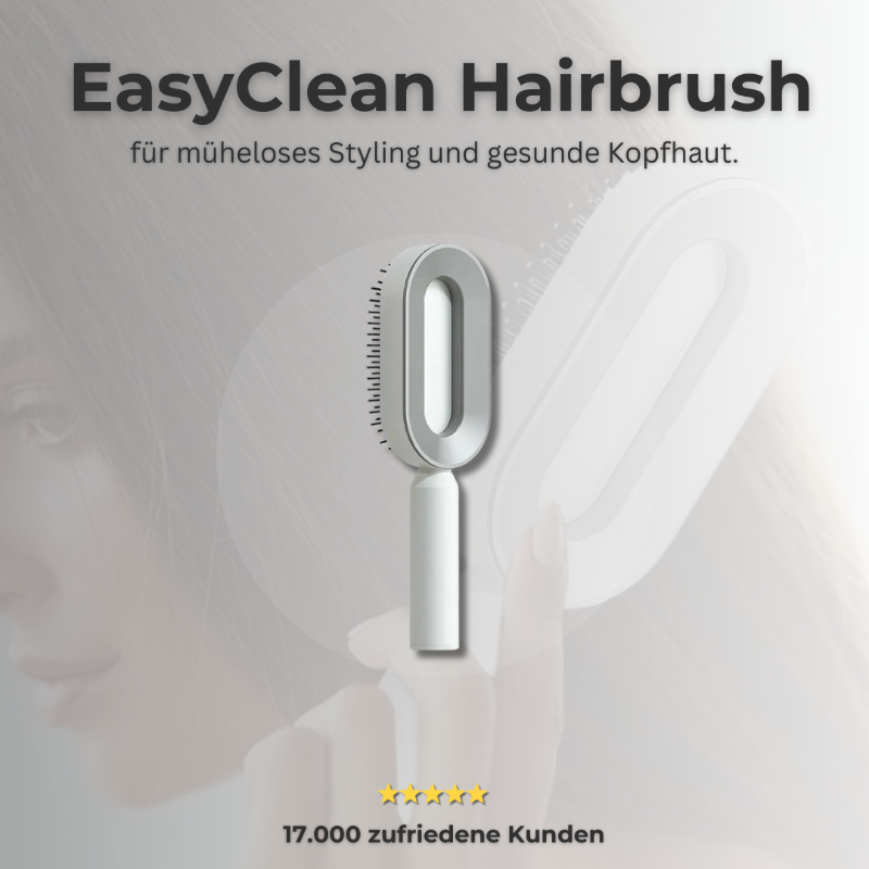 EasyClean Hairbrush - Die vielseitige Bürste mit Ein-Klick-Reinigung KleinSelect