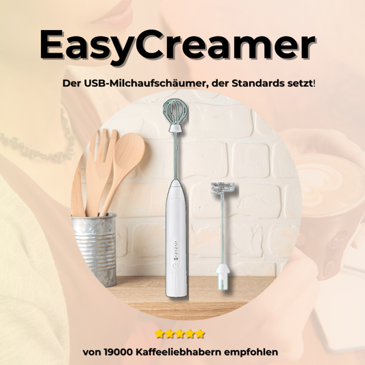 EasyCreamer – Der USB-Milchaufschäumer, der Standards setzt! KleinSelect