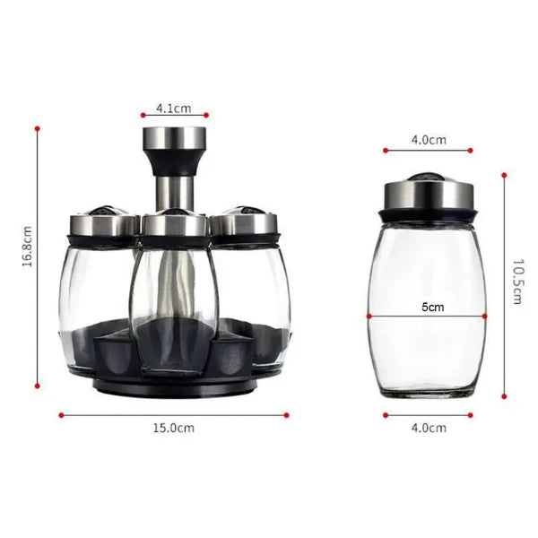 6-teiliges Gewürzglas-Set KleinSelect