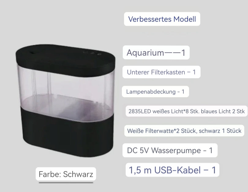 USB betriebener Mini Aquarium