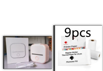 Mini Bluetooth Thermodrucker – Tragbarer Etiketten- & Fotodrucker für Zuhause & Büro