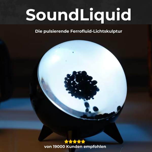 SoundLiquid - Die pulsierende Ferrofluid-Lichtskulptur