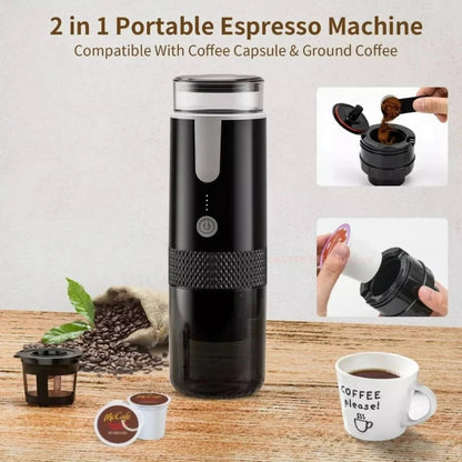 Tragbare wiederaufladbare Espressomaschine für Kaffeeliebhaber KleinSelect
