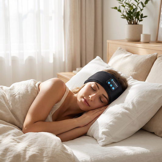 SleepComfort Stirnband – Dein Schlüssel zu tiefem, erholsamem Schlaf