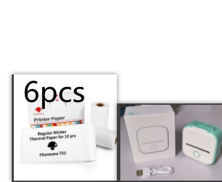 Mini Bluetooth Thermodrucker – Tragbarer Etiketten- & Fotodrucker für Zuhause & Büro