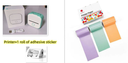 Mini Bluetooth Thermodrucker – Tragbarer Etiketten- & Fotodrucker für Zuhause & Büro