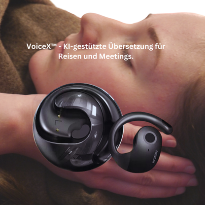 VoiceX™ - KI-gestützte Übersetzung für Reisen und Meetings.