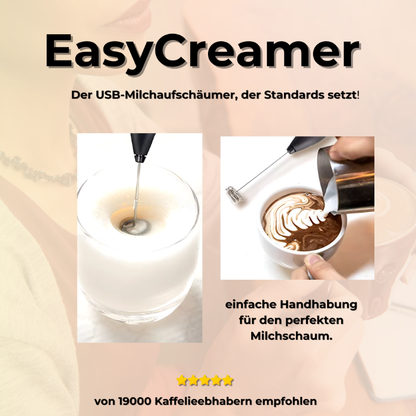 EasyCreamer – Der USB-Milchaufschäumer, der Standards setzt!