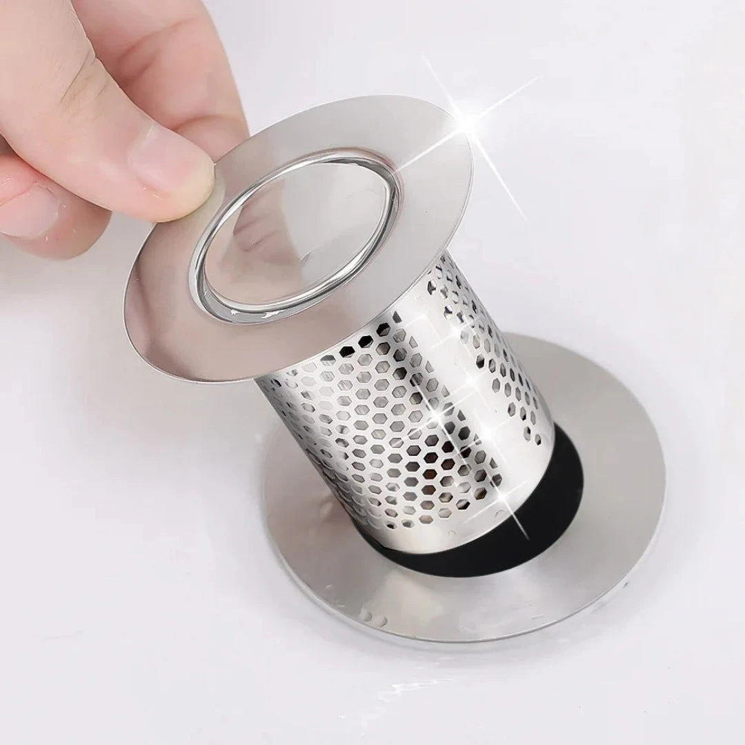Der Innovative Spülbeckenabflussfilter aus Edelstahl