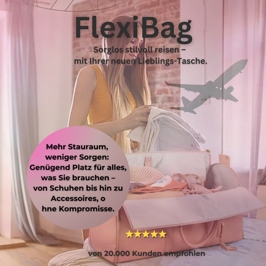 FlexiBag - Eleganz zum Mitnehmen: Großzügige, faltbare Reisetasche