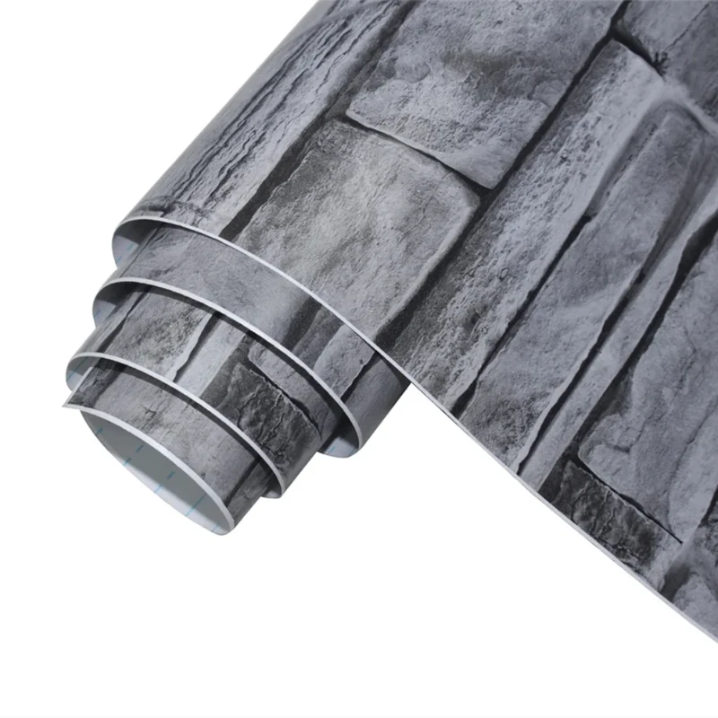 Graue Selbstklebe-Ziegeltapete für Ihre Küche!