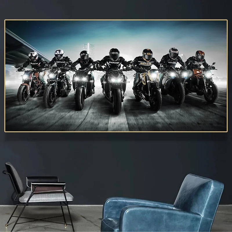 Motorradposter für echte Fans