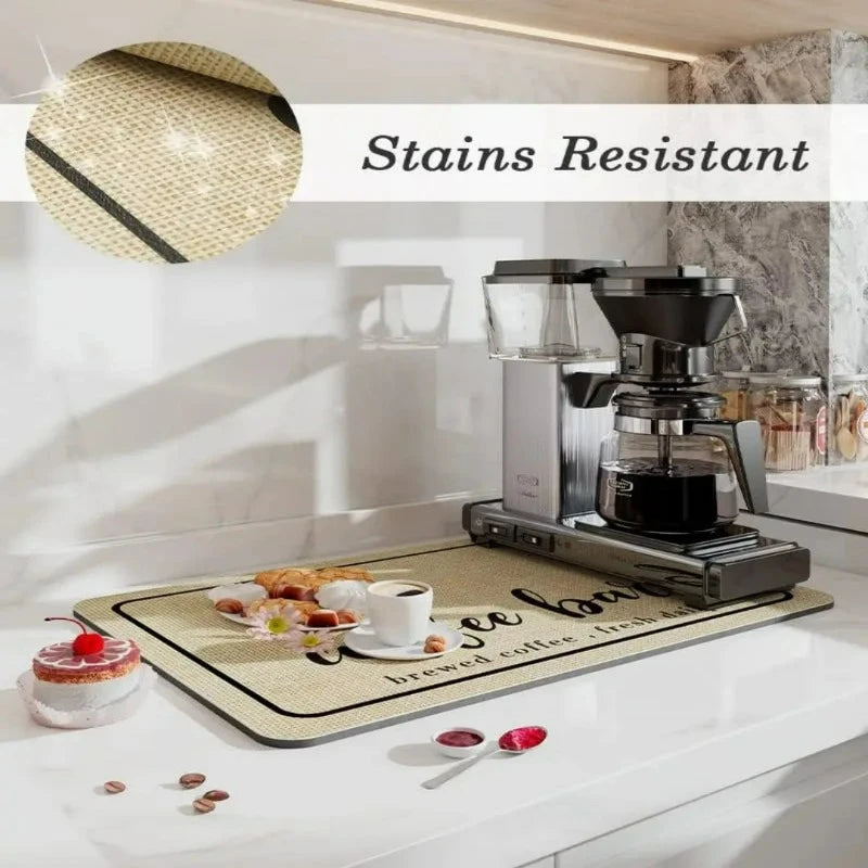 Le tapis à café ultime à la propreté invisible !☕✨
