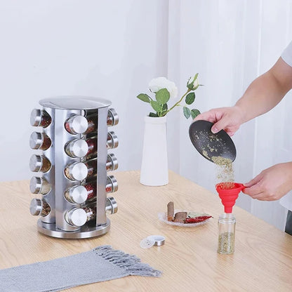 Das 20 Teilige Gewürzglas-Set mit Drehgestell