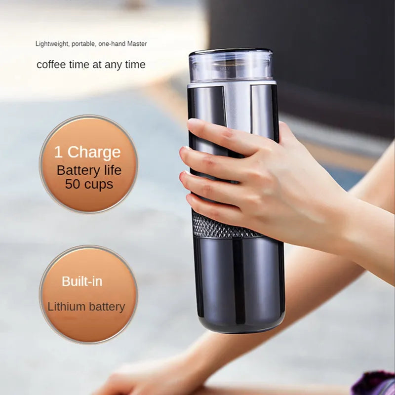 Tragbare wiederaufladbare Espressomaschine für Kaffeeliebhaber KleinSelect