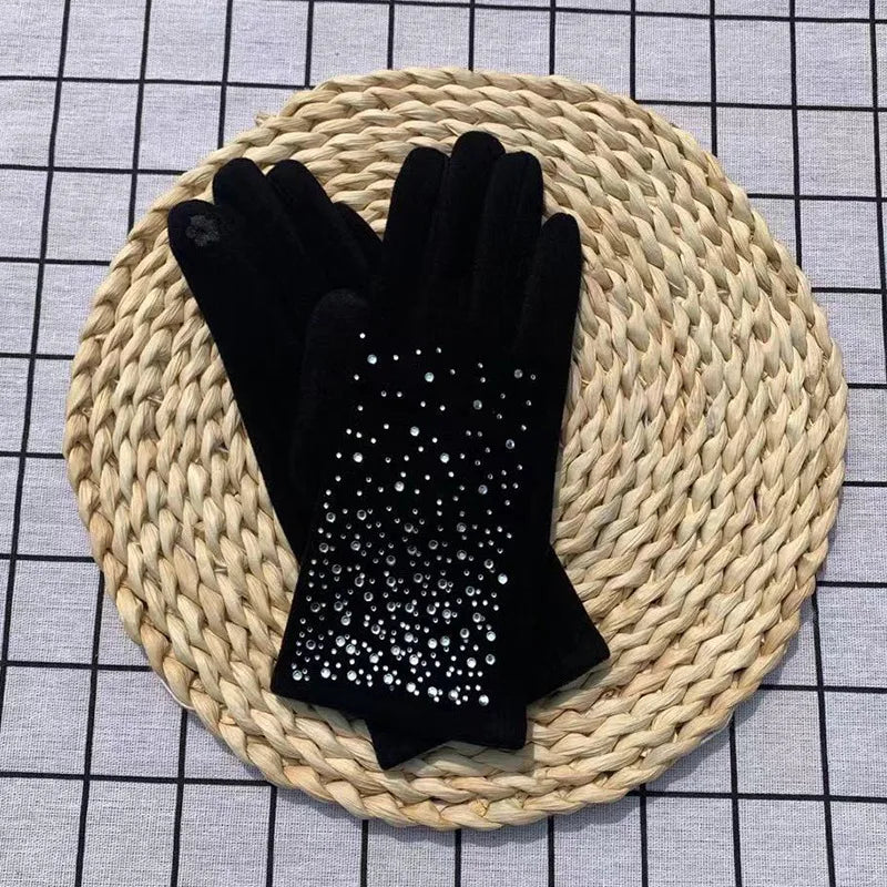 Die Touchscreen Vintage-Handschuhe