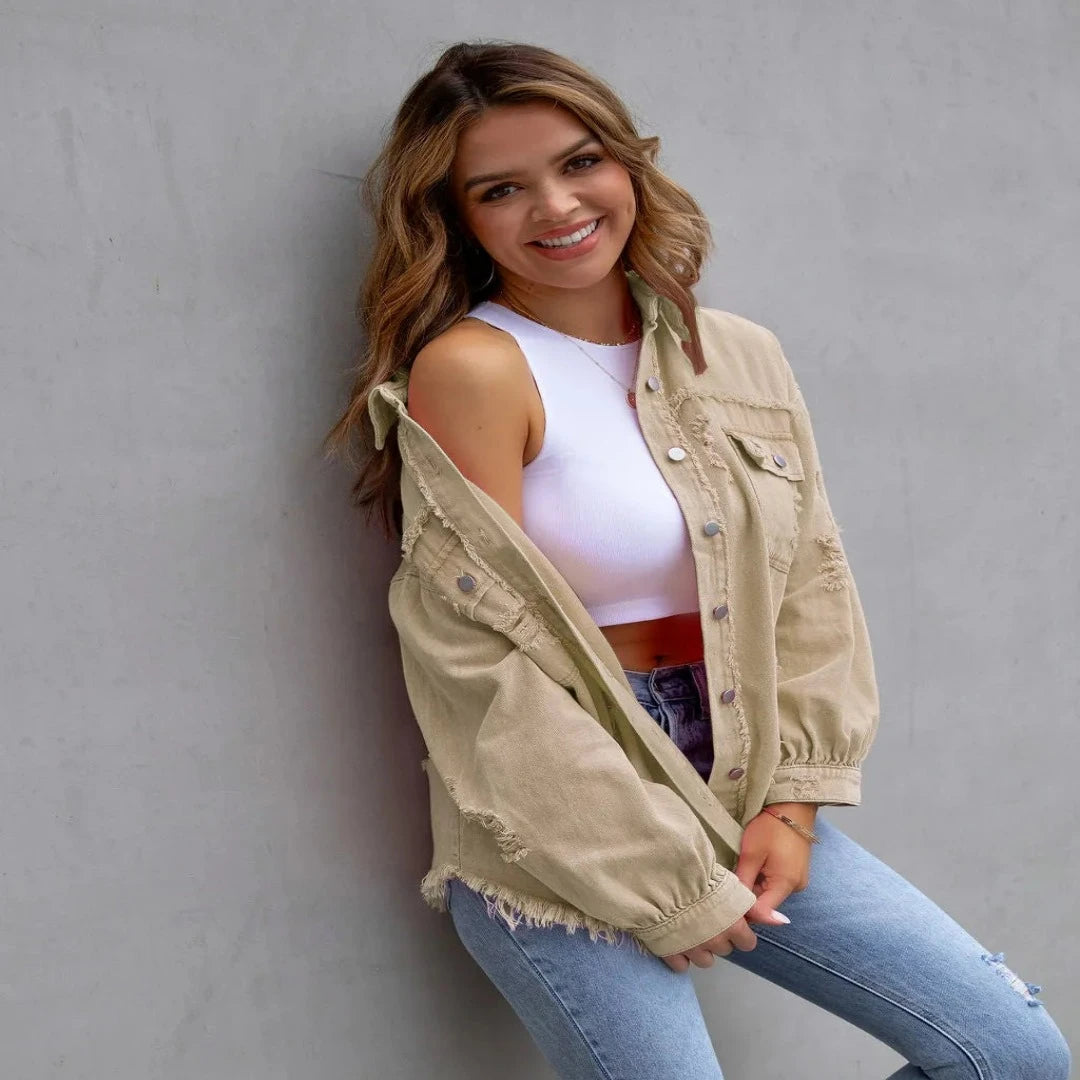 Die Zerrissene Jeansjacke