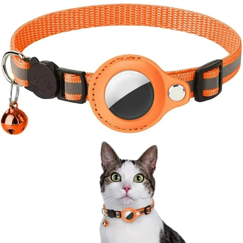 Wasserdichter Airtag Halsband + GPS Tracker für deine Katze!