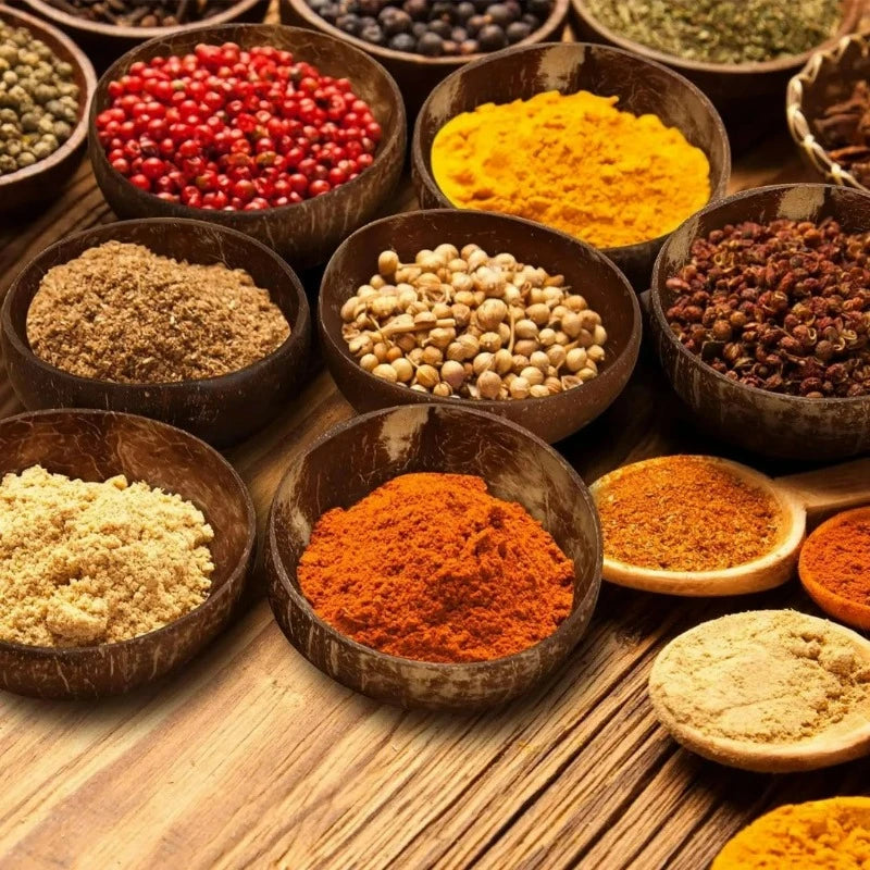 Handgefertigte Kokosnussschalen für umweltbewusstes Tischgedeck!