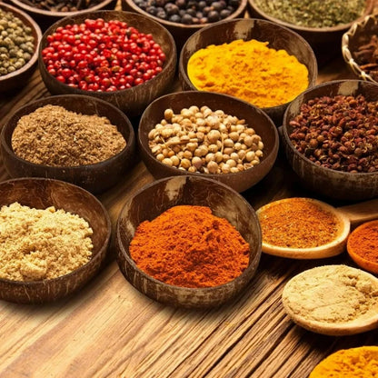 Handgefertigte Kokosnussschalen für umweltbewusstes Tischgedeck!