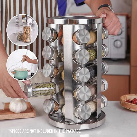 Das 20 Teilige Gewürzglas-Set mit Drehgestell