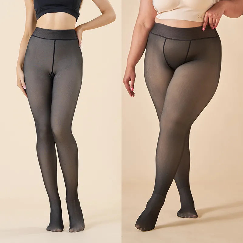 Nos collants d'hiver transparents
