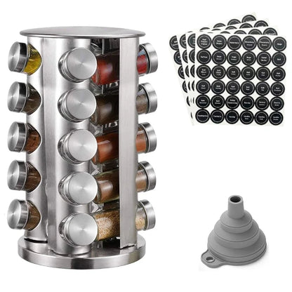 Das 20 Teilige Gewürzglas-Set mit Drehgestell