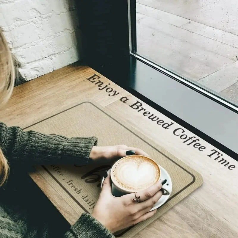 Le tapis à café ultime à la propreté invisible !☕✨