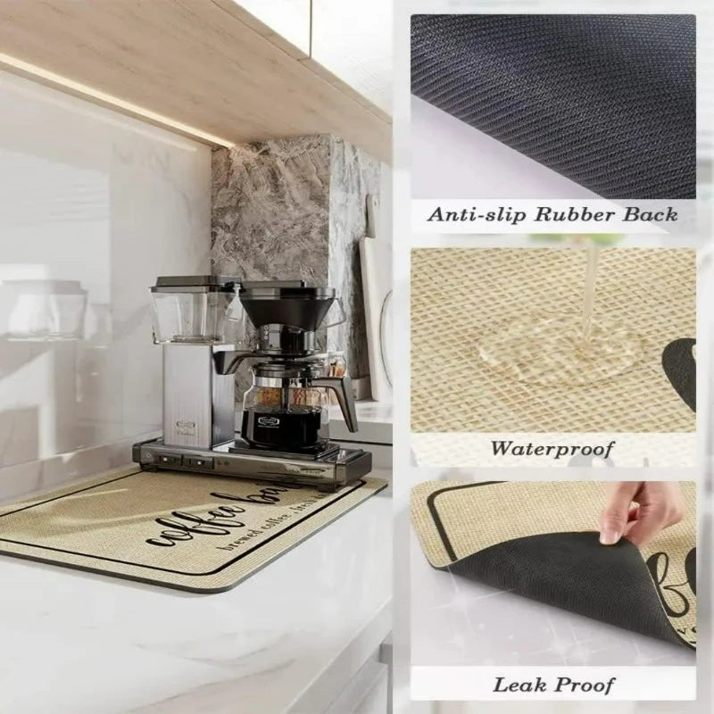 Le tapis à café ultime à la propreté invisible !☕✨
