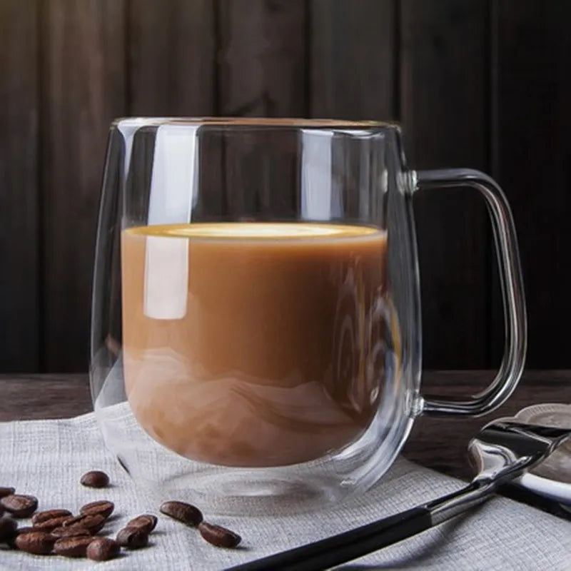 Halte deine Getränke länger warm: Hochwertiger Kaffeebecher mit hitzebeständigem Griff!