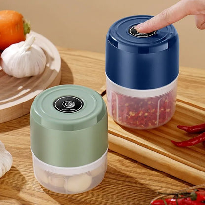 The electric garlic cutter
