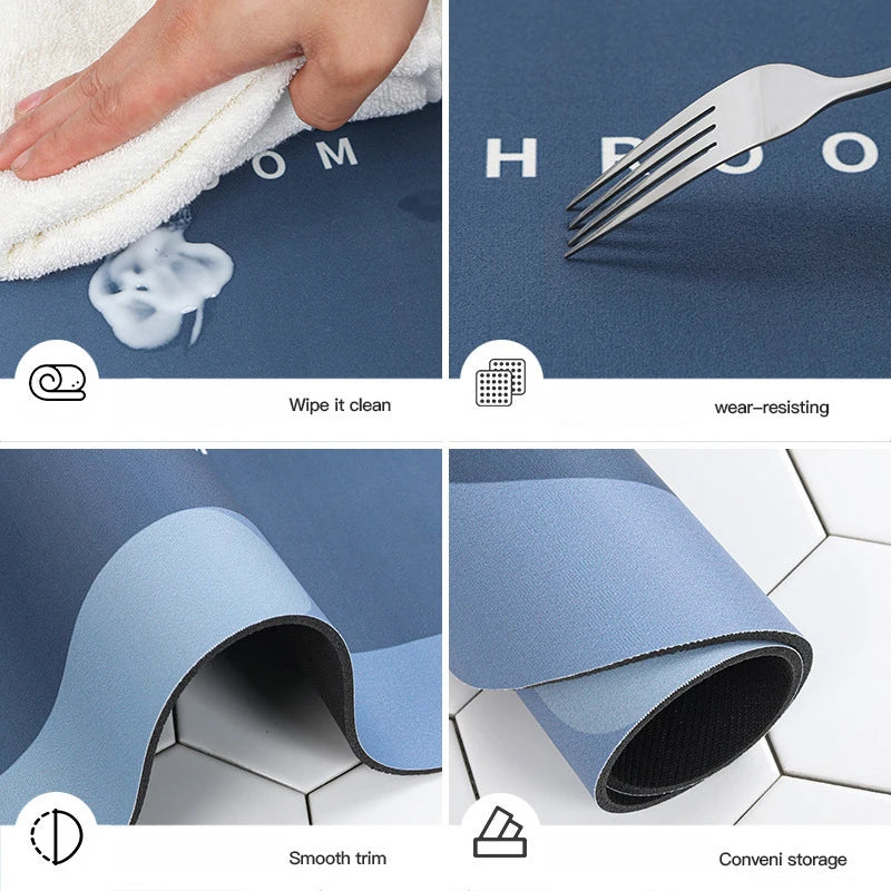 Nos tapis de sol super absorbants pour votre maison 