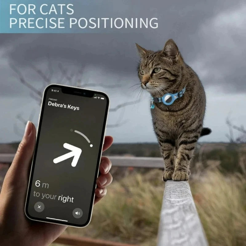 Wasserdichter Airtag Halsband + GPS Tracker für deine Katze!