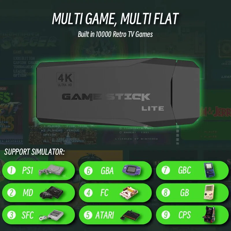 Retro gaming with 10,000 games and 4K quality