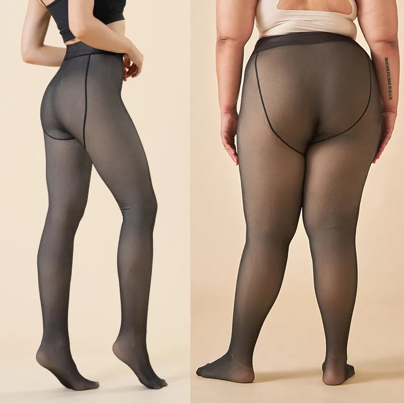 Nos collants d'hiver transparents