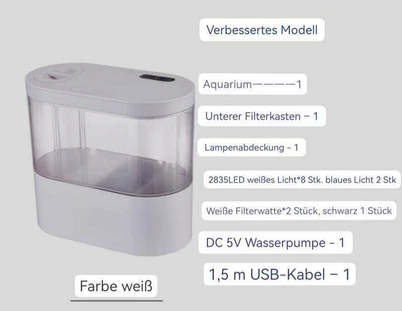 USB betriebener Mini Aquarium