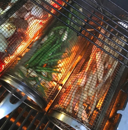 Our cylindrical grill basket