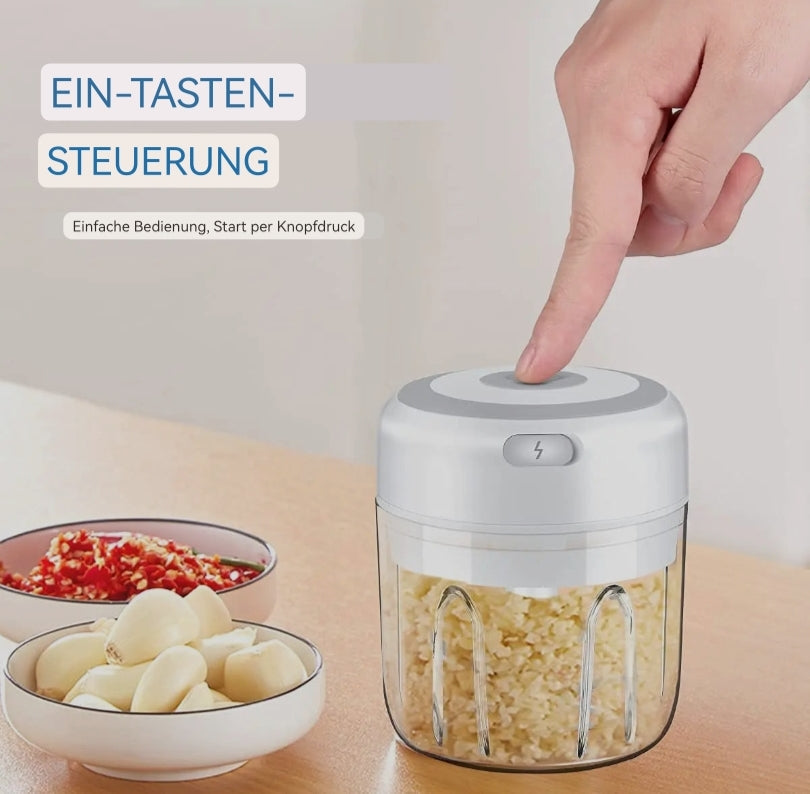 The electric garlic cutter