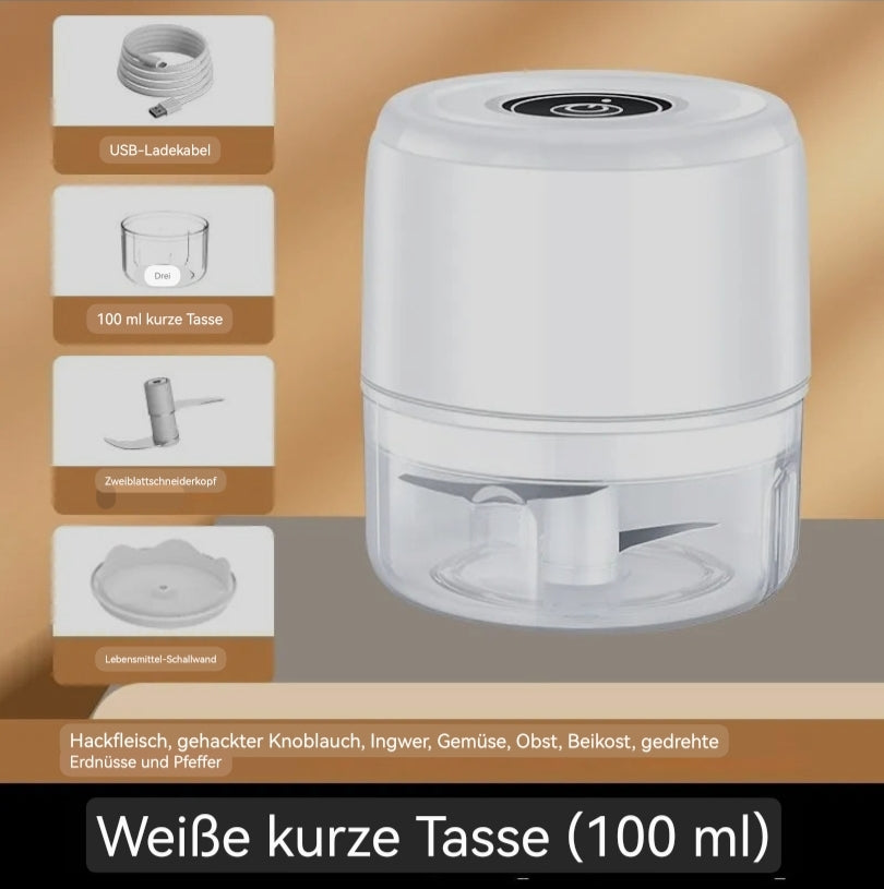 The electric garlic cutter