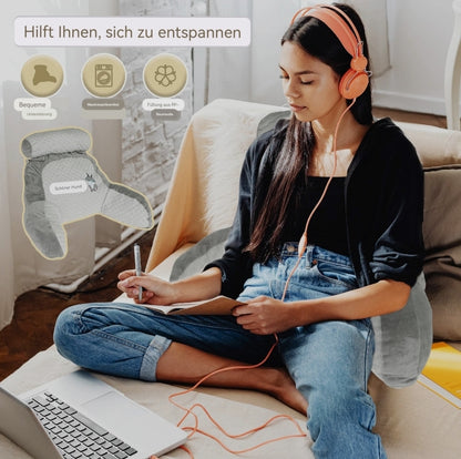Vermeide Rückenschmerzen - besseres Sitzen mit unseren Komfortkissen