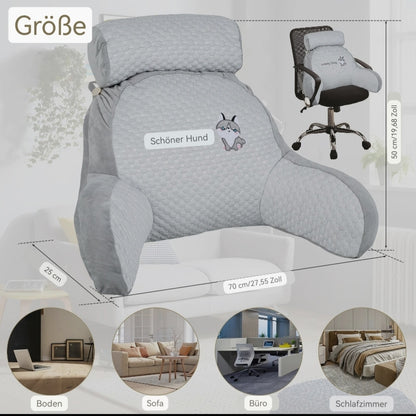 Vermeide Rückenschmerzen - besseres Sitzen mit unseren Komfortkissen