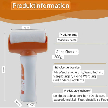 Einfach, effizient und hygienisch mit dem Professionellen Wandreparaturroller!