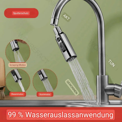 Der 360° flexible Düsenauslauf!