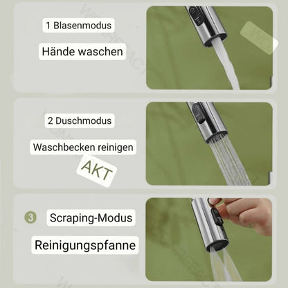 Der 360° flexible Düsenauslauf!