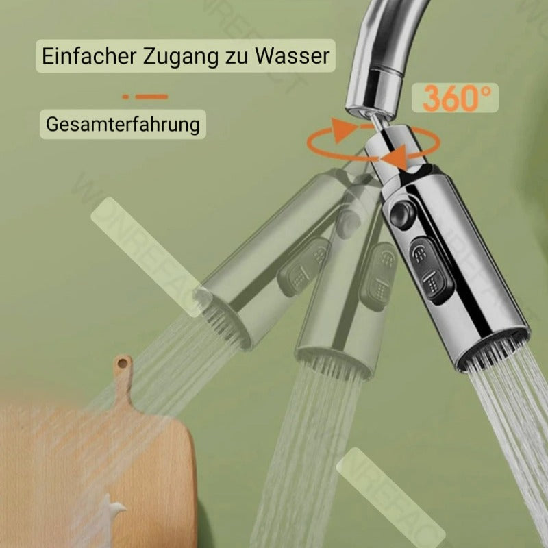 Der 360° flexible Düsenauslauf!