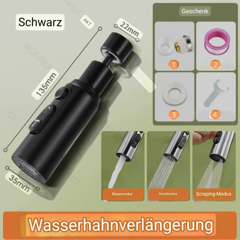 Der 360° flexible Düsenauslauf!