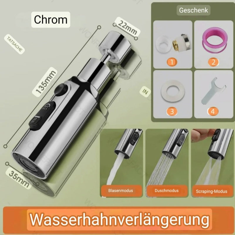 Der 360° flexible Düsenauslauf!