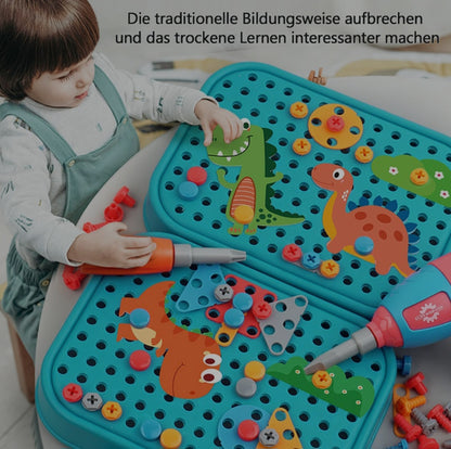 Kreative Spielfreude für kleine Entdecker mit dem Bohrer-Puzzle Set!