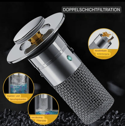 Der Innovative Spülbeckenabflussfilter aus Edelstahl