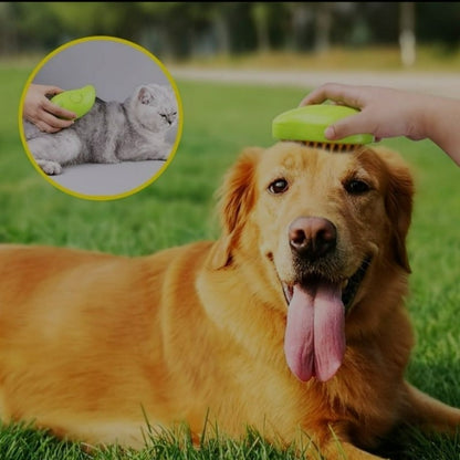 Die 3 in 1 Lösung mit der Hunde-Katzenbürste